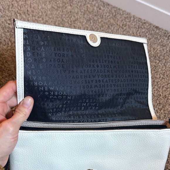 Kate Spade Black and Cream crossbody purse - Picture 3 of 6
